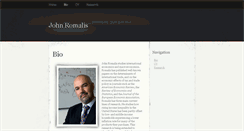 Desktop Screenshot of johnromalis.com